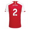 Arsenal William Saliba #2 Hemmatröja 2023-24 Korta ärmar